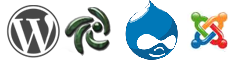 Wordpress, Zen Cart, Drupal, Joomla